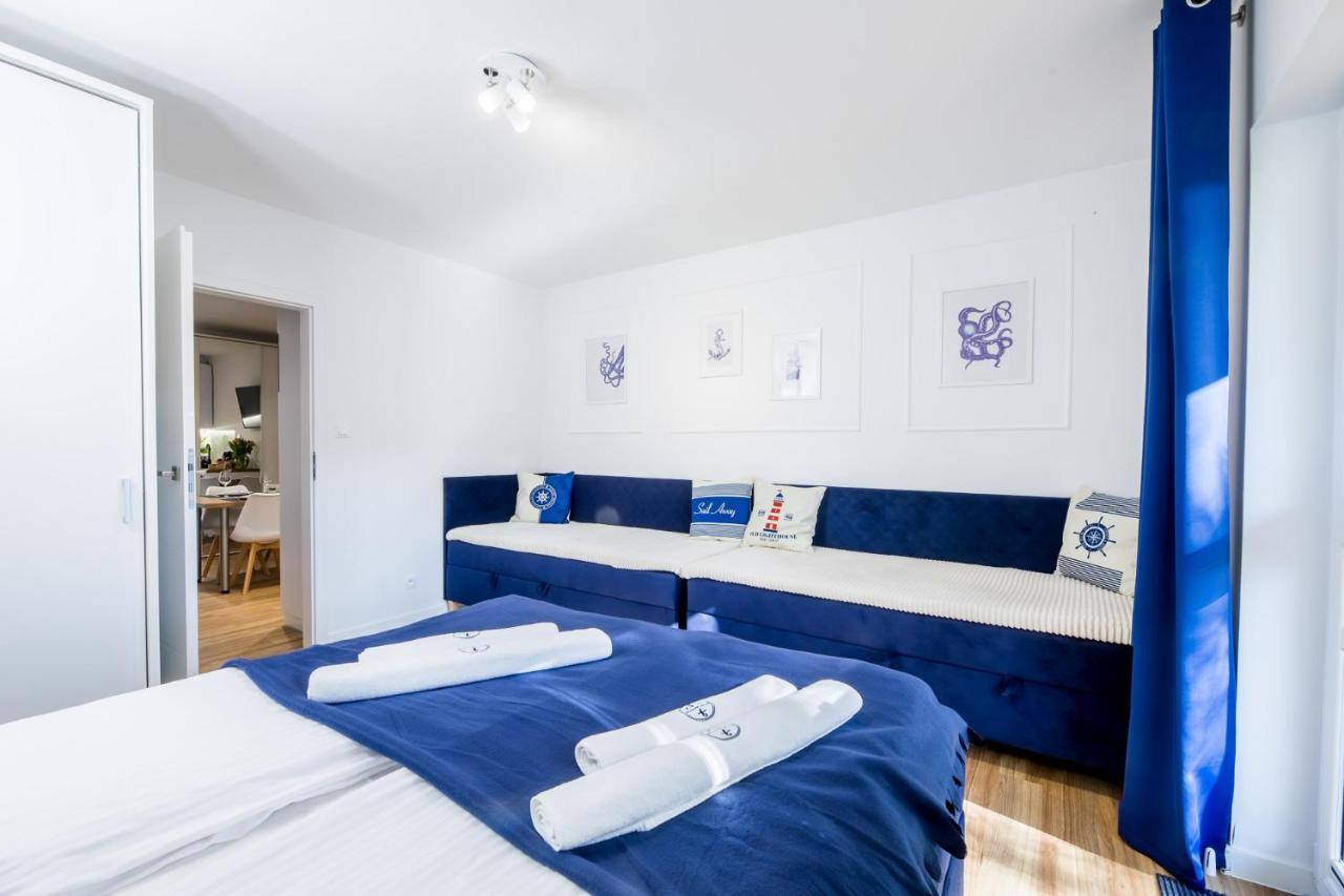 Apartament 9B Blue Marine Poddabie Basen Odkryty Brodziki Plac Zabaw Exteriör bild